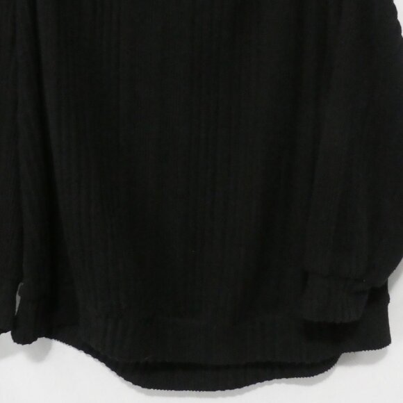 SHEIN - Curve | 2XL | Chic Soft Ribbed Black Cut-Out Shoulder Sweater - Picture 7 of 14